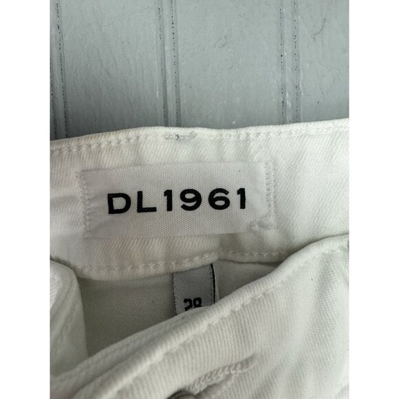 DL1961 Size 28 Womens Jeans Instasculpt Ankle Skinny Newport White Distr… - Picture 3 of 6